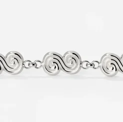 Serpent's Whisper Hoop Set Small Silber