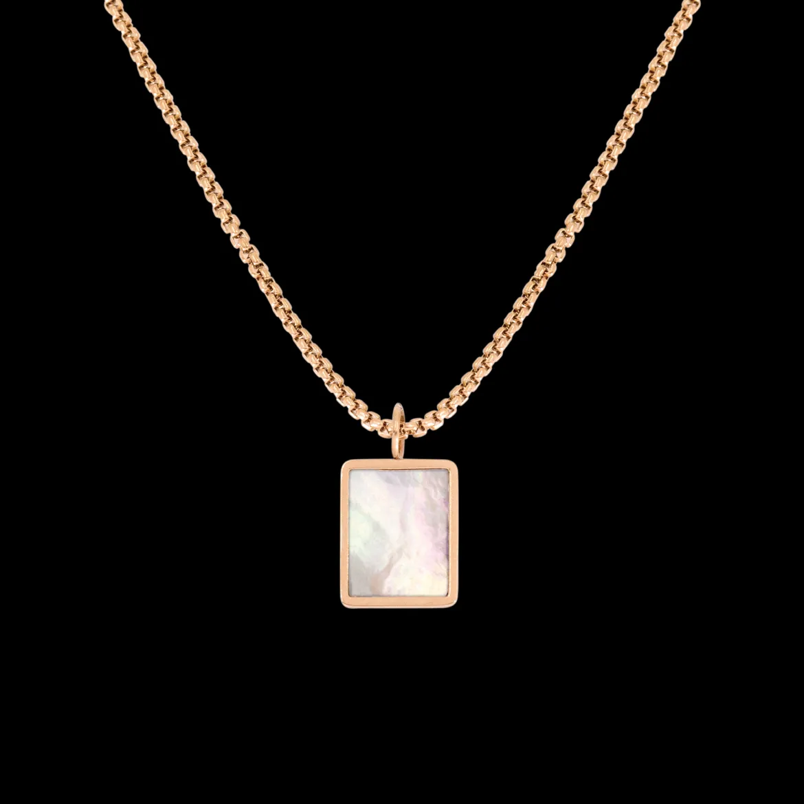 Shimmering Reflection Necklace Roségold