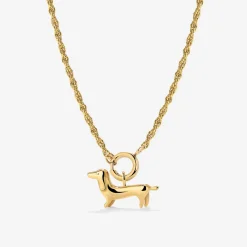 Shorty Rope Chain Necklace Set Gold