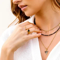 Signet Onyx Ring Gold