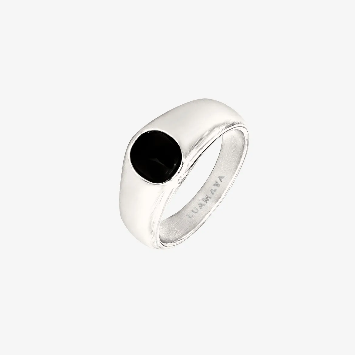 Signet Onyx Ring Silber