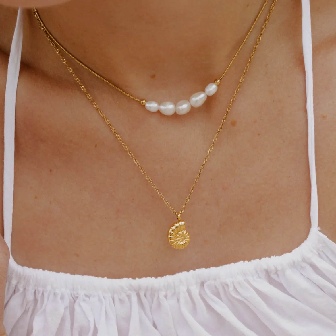 Siren's Spell Necklace Gold