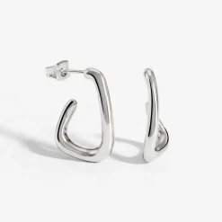 Sisterhood Bond Hoops Silber