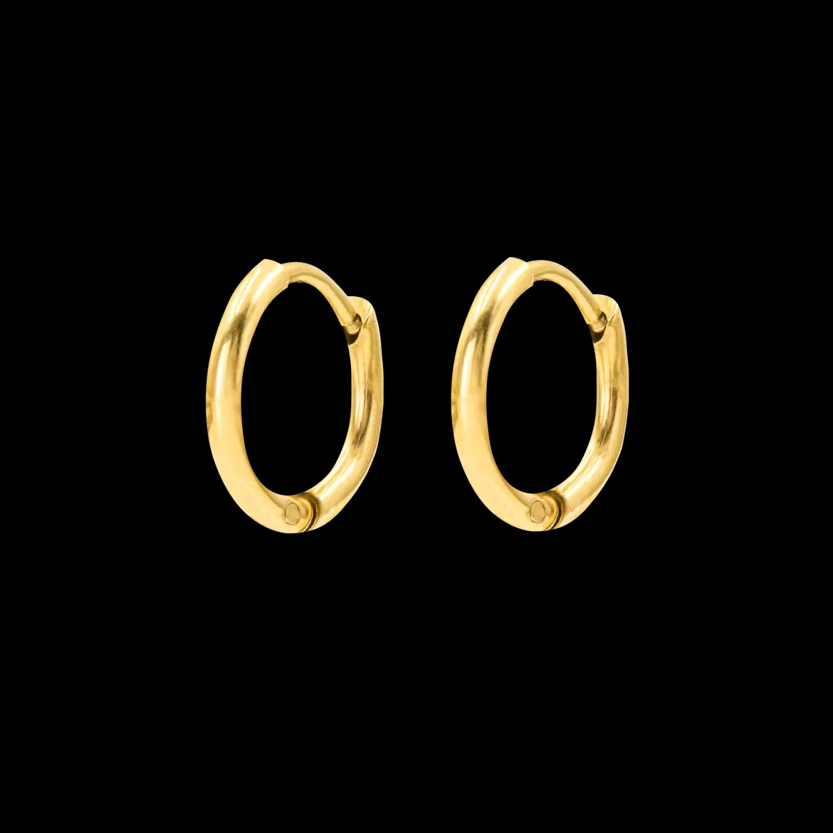 Slim Hoops Small Gold