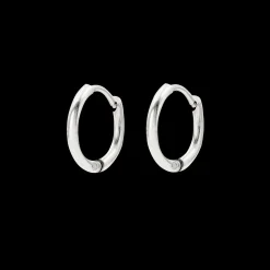 Slim Hoops Small Silber