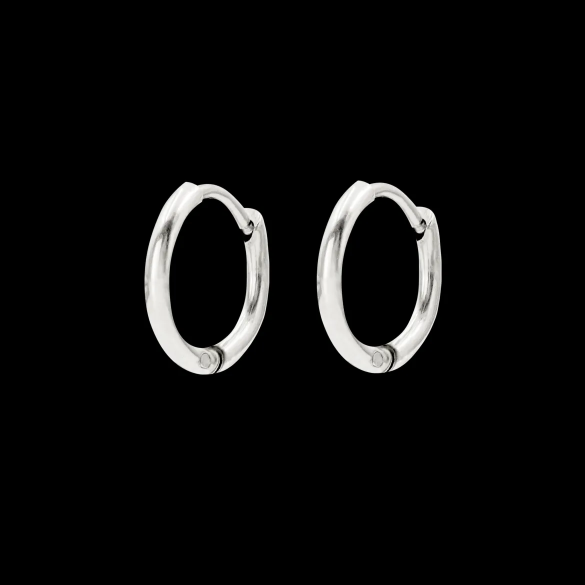 Slim Hoops Small Silber
