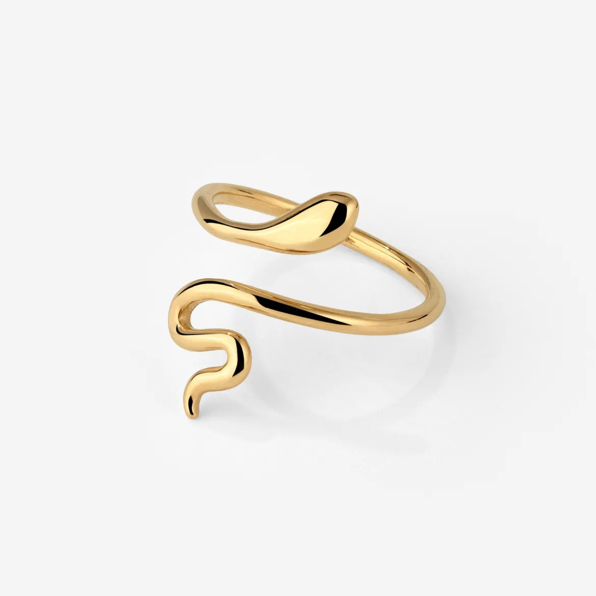 Slim Snake Ring Gold