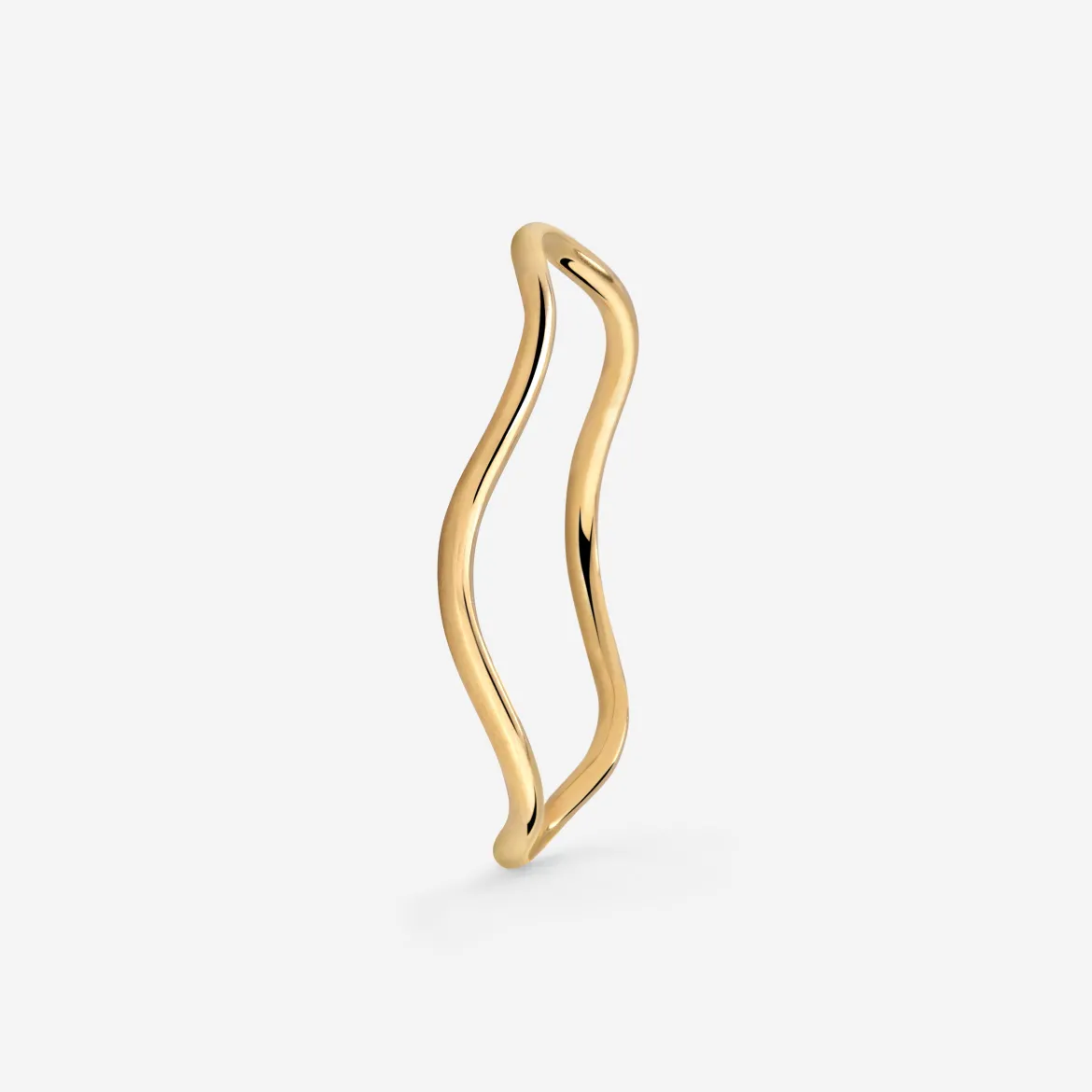 Slim Wave Ring Gold
