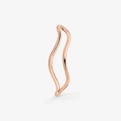 Slim Wave Ring Roségold