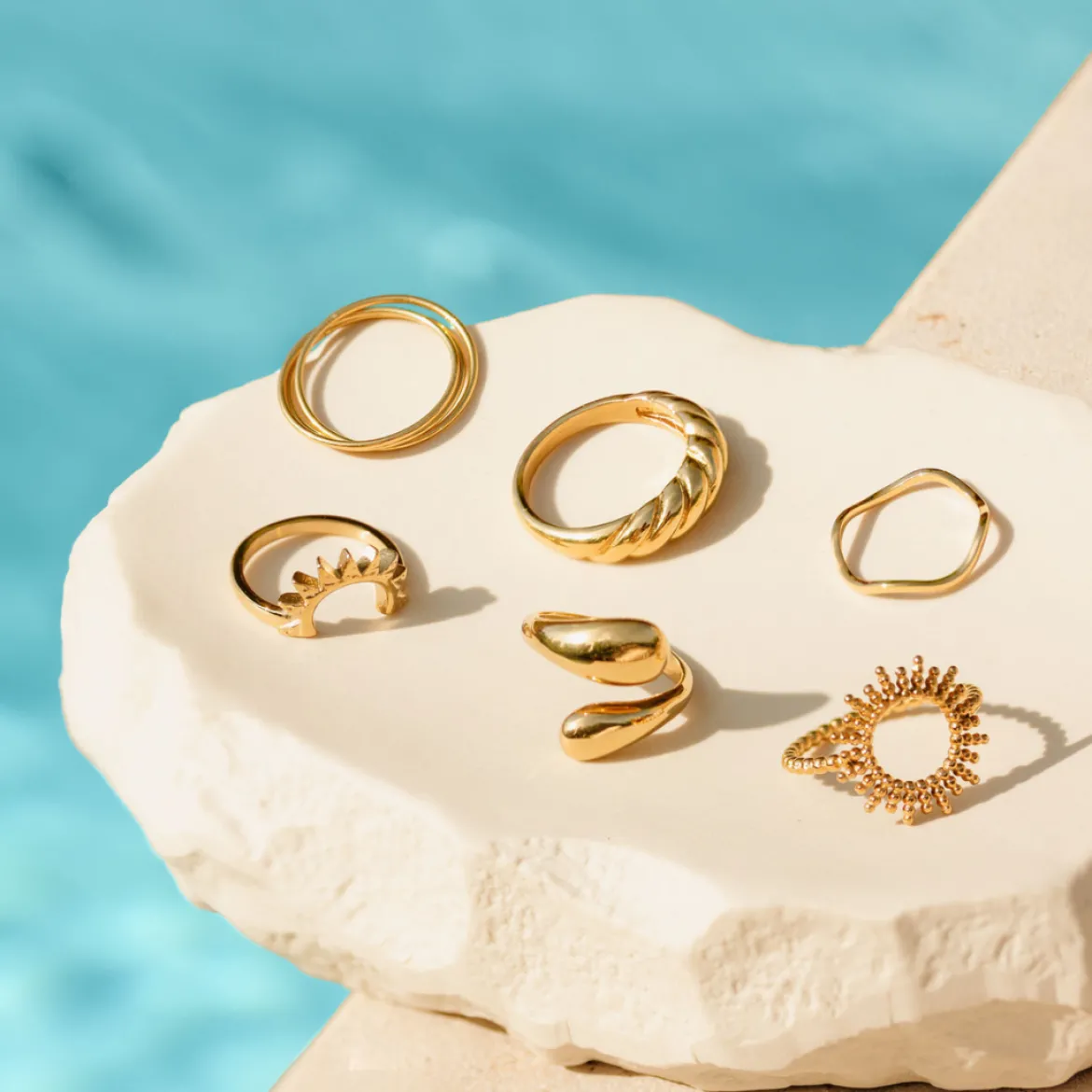 Slim Wave Ring Silber