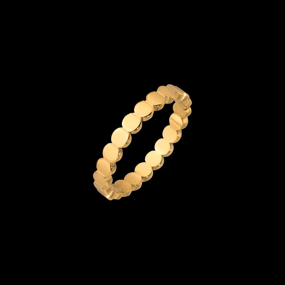 Small Circles Ring Gold
