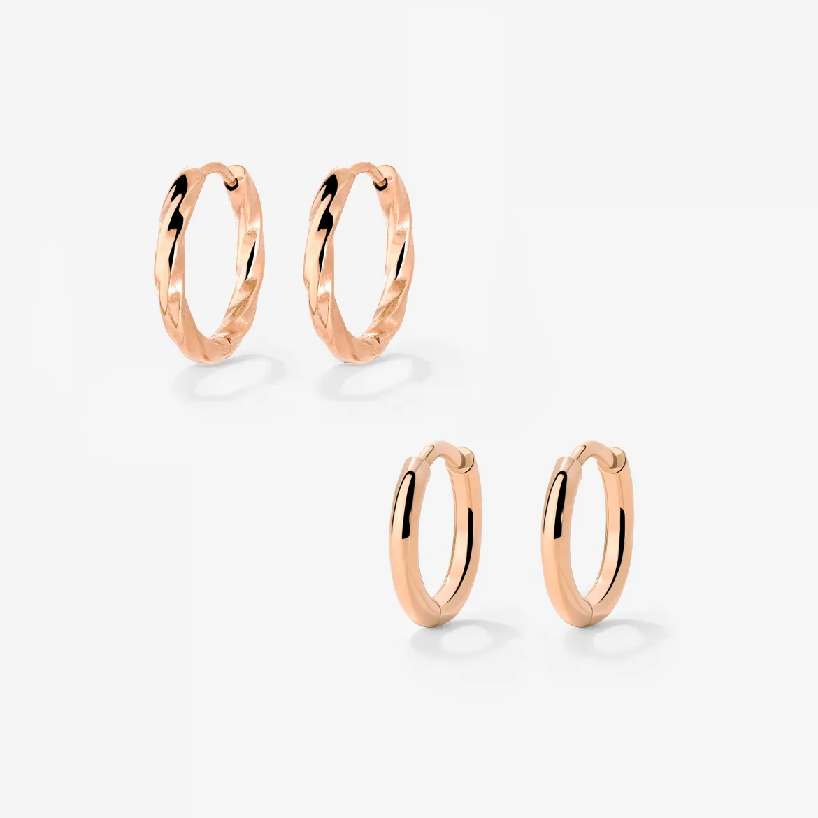 Soft 'n' Subtle Hoop Bundle Roségold