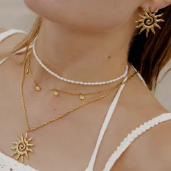 Soleil Studs Gold