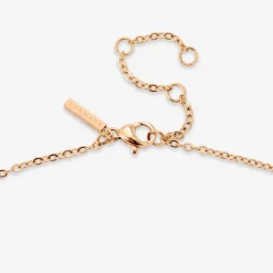 Solitaire Stone Choker Roségold