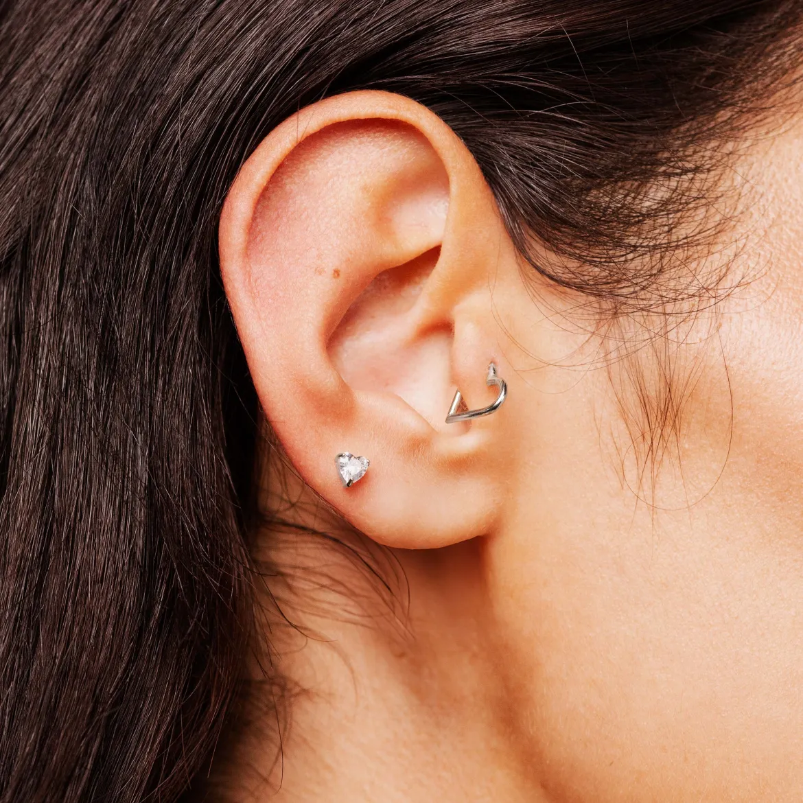 Spark Studs Silber