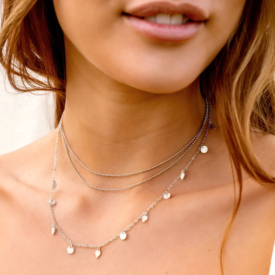 Sparkle Necklace Silber
