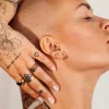 Sparkle Piercing Stud Roségold