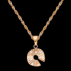 Sparkling Donut Necklace Roségold