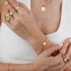 Spring Bling Bracelet Gold