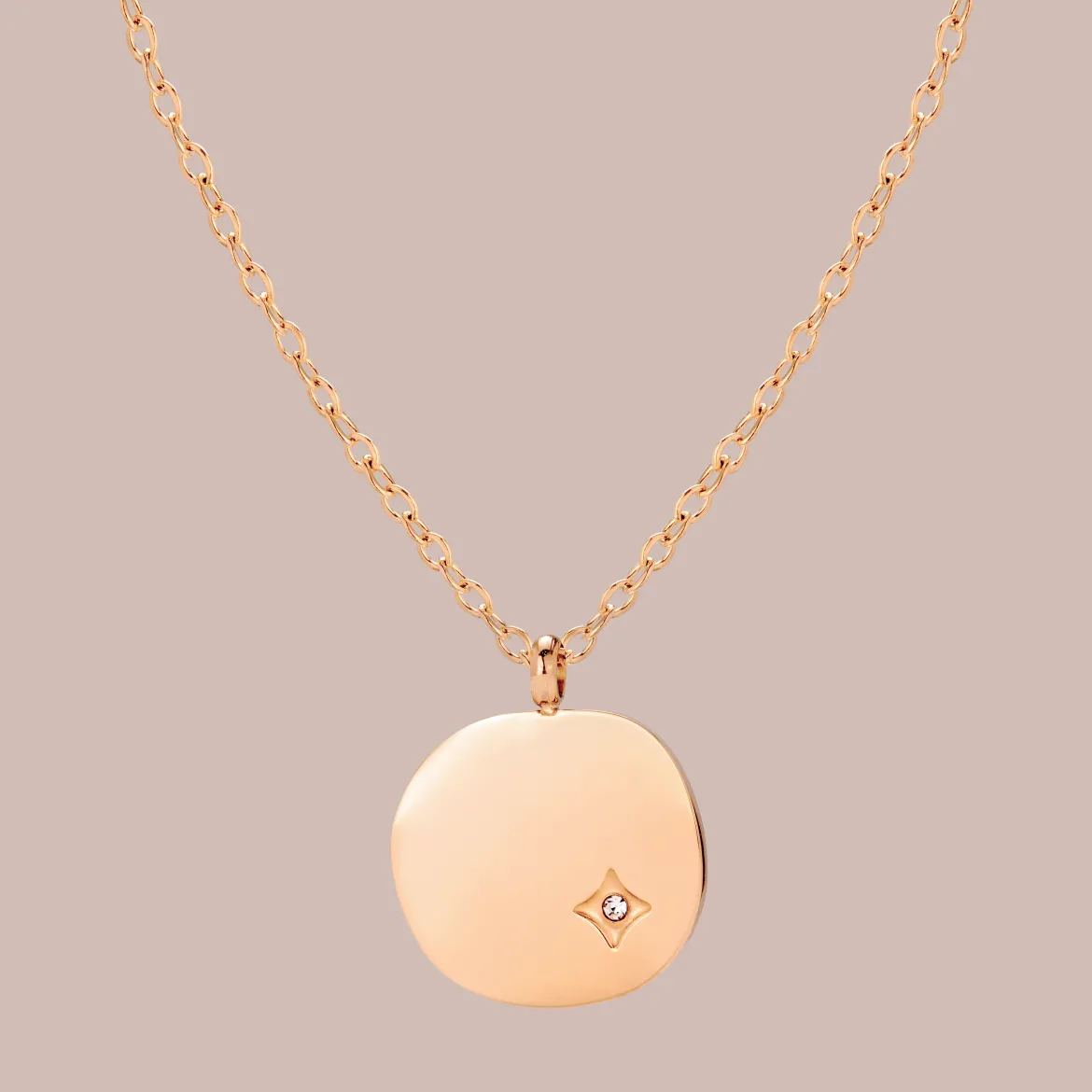 Spring Bling Necklace Roségold