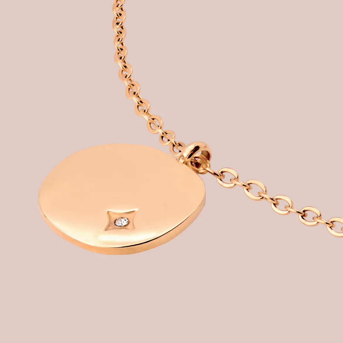 Spring Bling Necklace Roségold