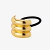 Stacked Hair Tie - Gold
