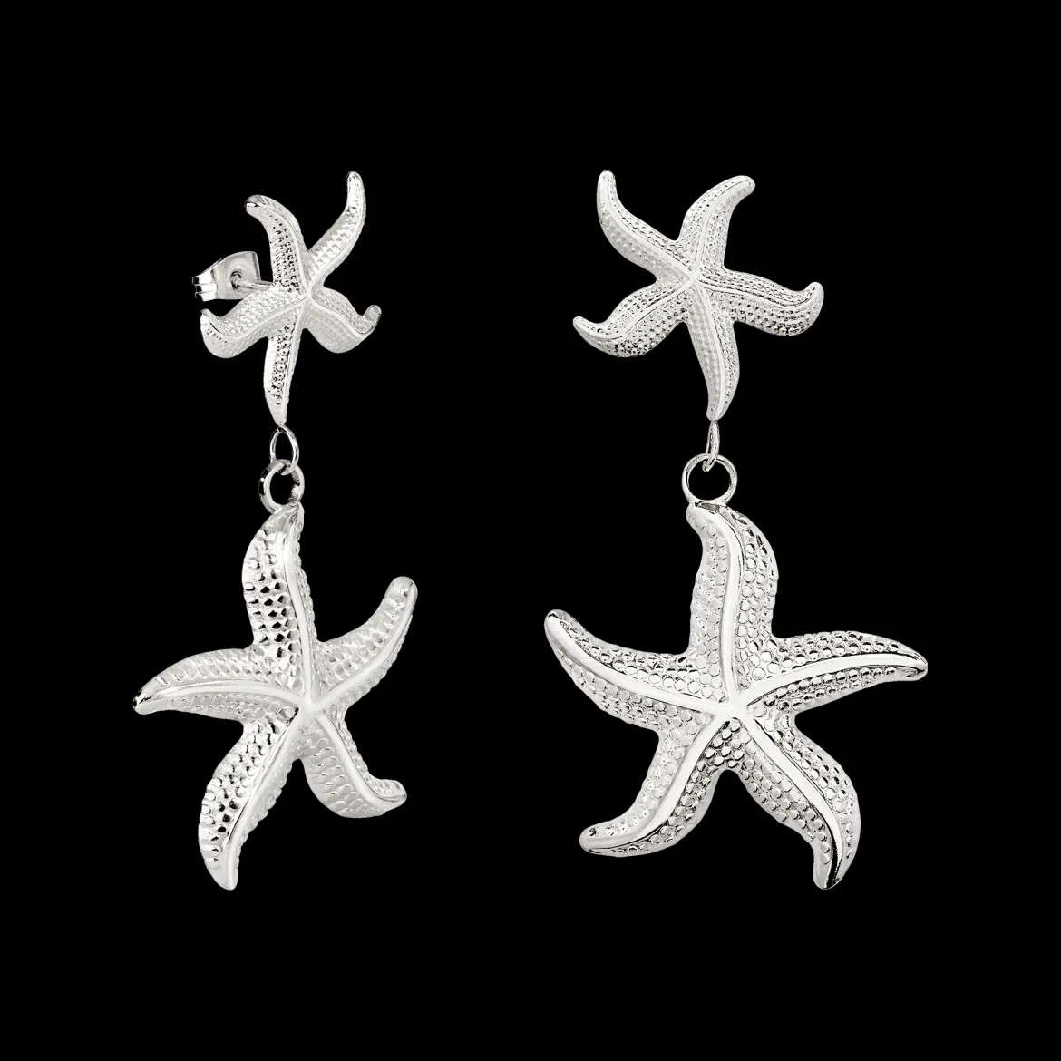 Starfish Studs Silber
