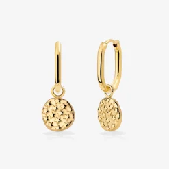 Starry Skies Oval Hoop Set Baby Gold