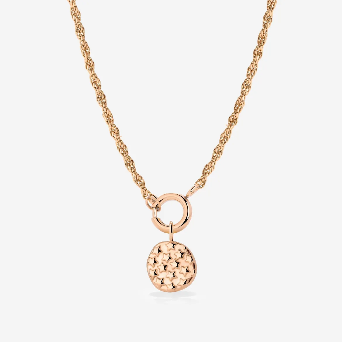 Starry Skies Rope Chain Necklace Set Roségold
