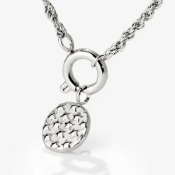 Starry Skies Rope Chain Necklace Set Silber