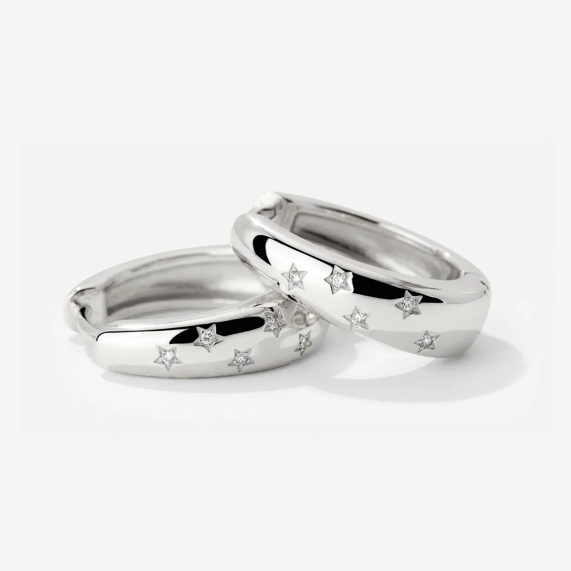 Starstruck Hoops Silber