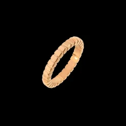 Striped Ring Thin Roségold