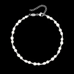 Summertime Pearl Anklet Silber