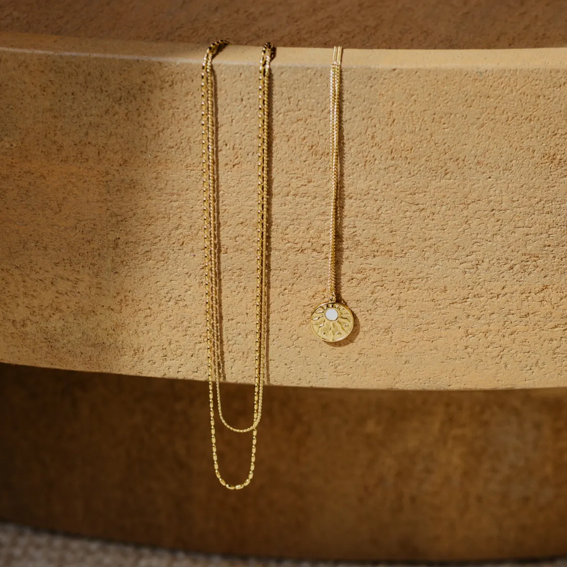 Sun Chaser Necklace Roségold