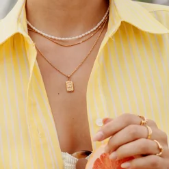 Sun Lover Pendant Necklace Roségold