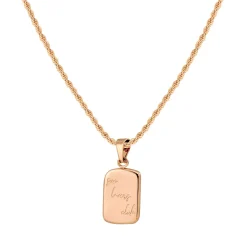Sun Lover Pendant Necklace Roségold