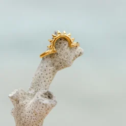 Sun Ray Ring Silber
