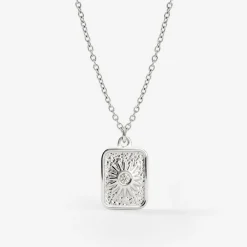 Sun Relic Necklace Silber