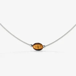 Sunflare Gem Choker Silber