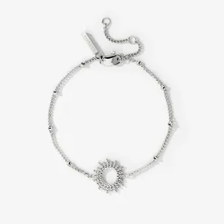 Sunny Beads Bracelet Silber