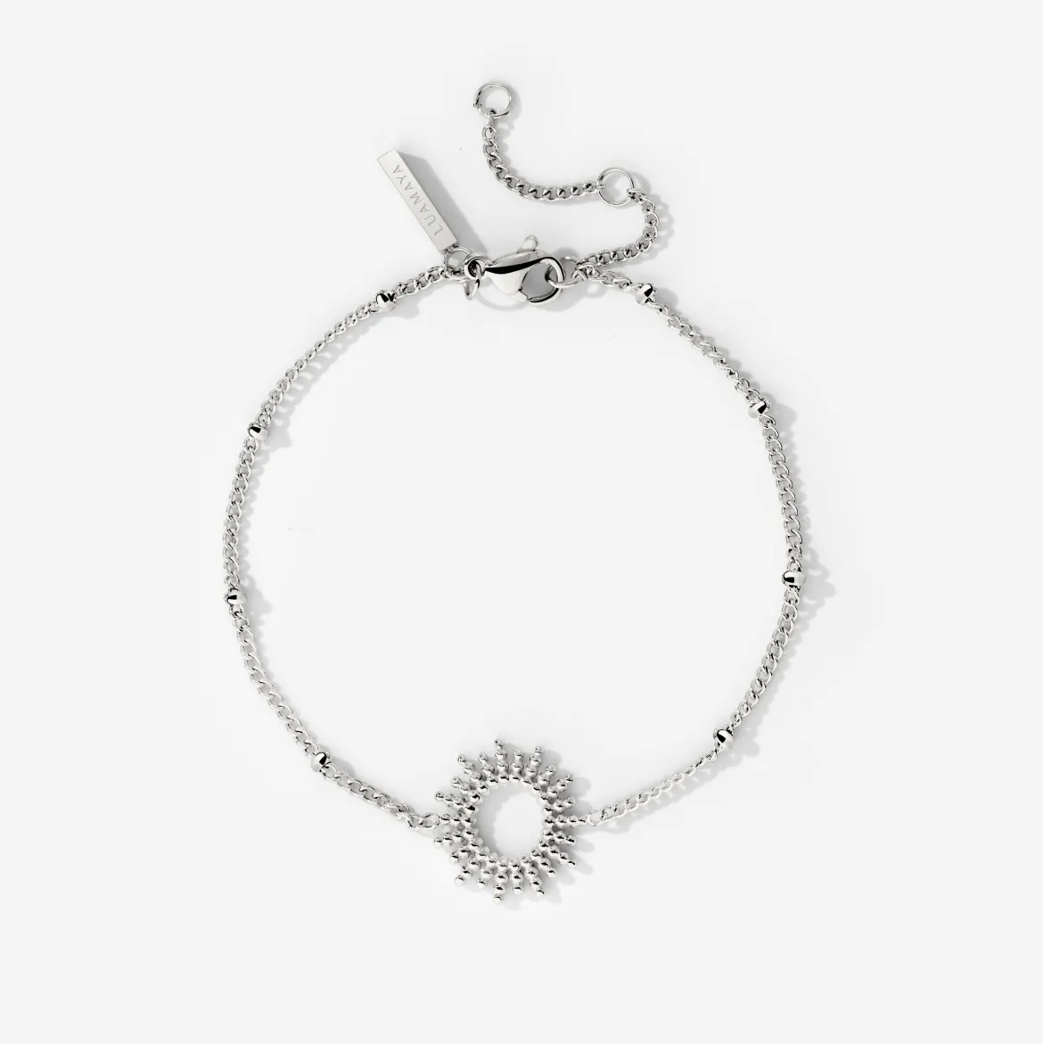 Sunny Beads Bracelet Silber