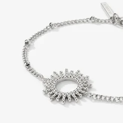 Sunny Beads Bracelet Silber