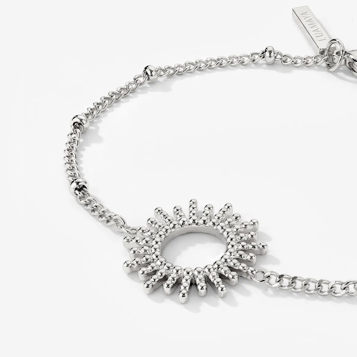 Sunny Beads Bracelet Silber