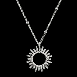 Sunny Beads Necklace Silber