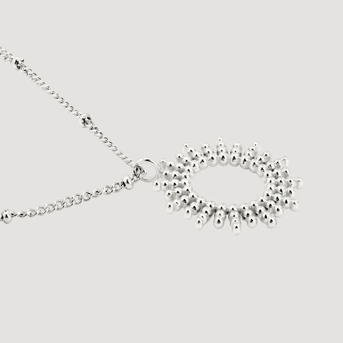 Sunny Beads Necklace Silber