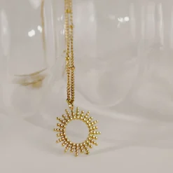 Sunny Beads Necklace Silber