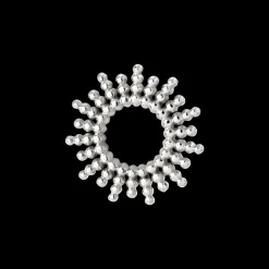 Sunny Oval Twisted Hoop Set Baby Silber