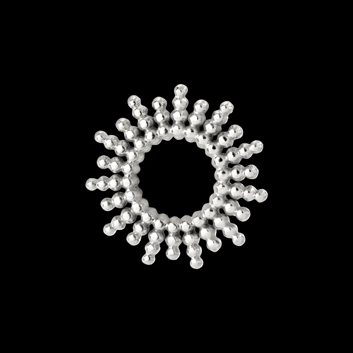Sunny Oval Twisted Hoop Set Baby Silber