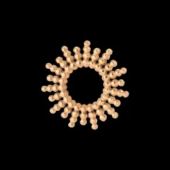 Sunny Oval Twisted Hoop Set Baby Roségold