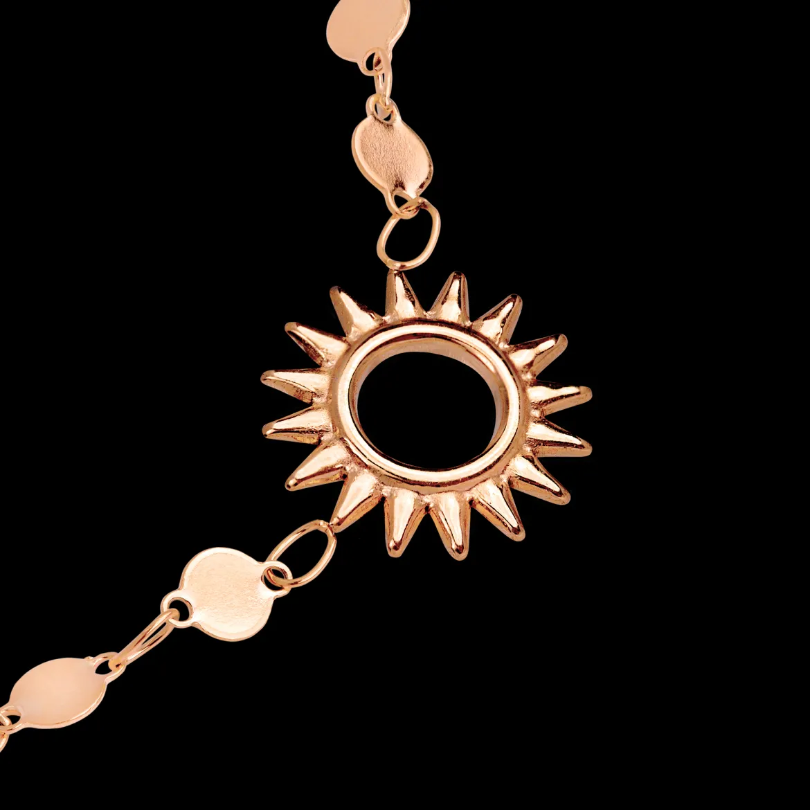 Sunny Side Up Necklace Roségold